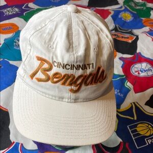 Vintage NFL Cincinnati Bengals Script SnapBack Hat